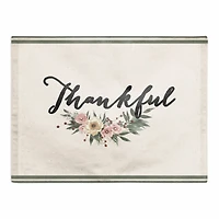 Thankful Floral Poly Twill Placemat