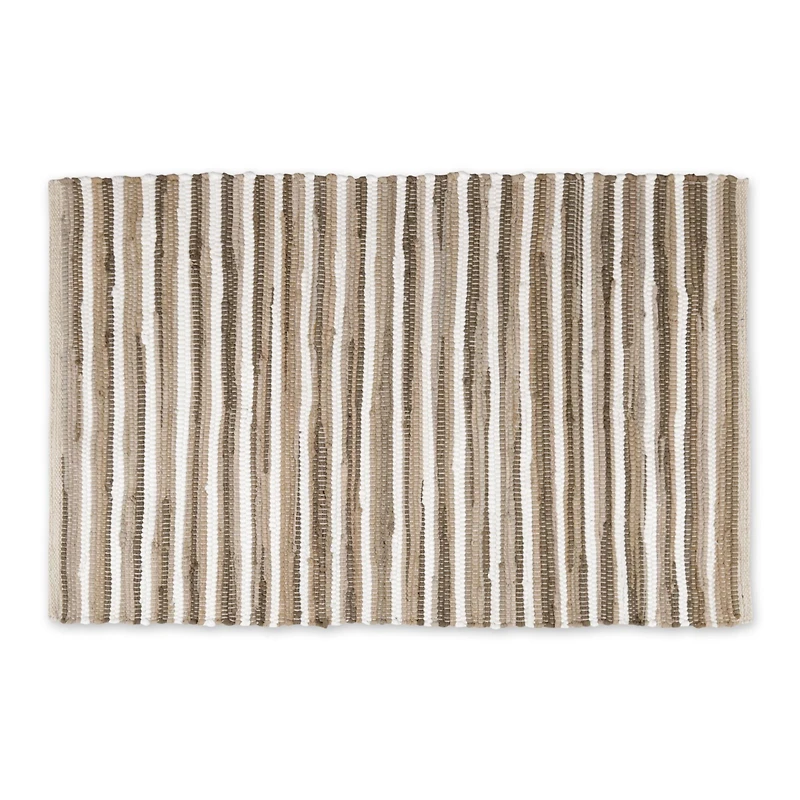 DII® Slim Stripe Cotton Chindi Rug