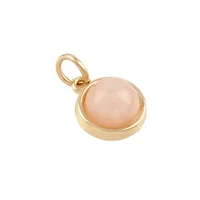 Round Rose Quartz Charm by Bead Landing™