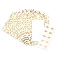 Gold Animals Flat Cards & Envelopes by Recollections™, 5" x 7"