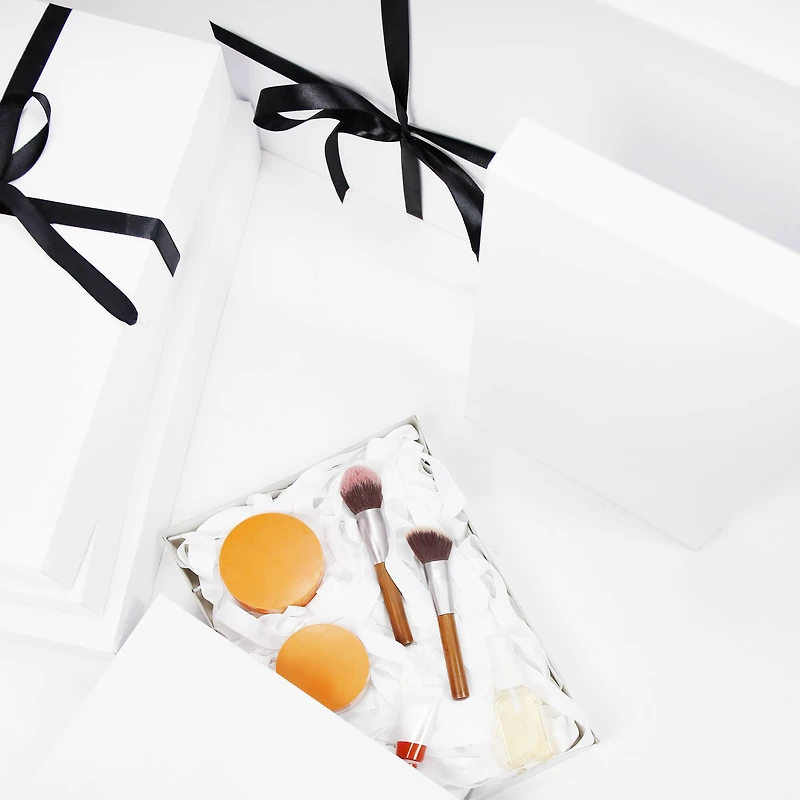 White Folded Gift Boxes Set by Celebrate It™