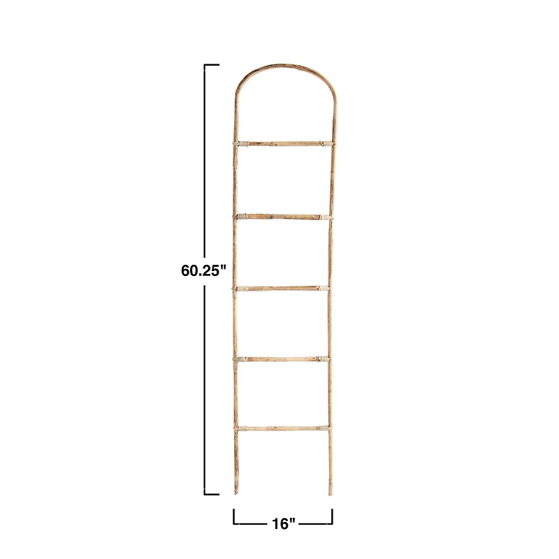 Hello Honey® 5ft. Decorative Bamboo Ladder