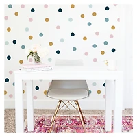 RoomMates Pink, Yellow & Blue Dot Peel & Stick Wall Decals