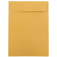 JAM Paper 5.5" x 7.5" Brown Kraft Open End Recycled Catalog Manila Envelopes