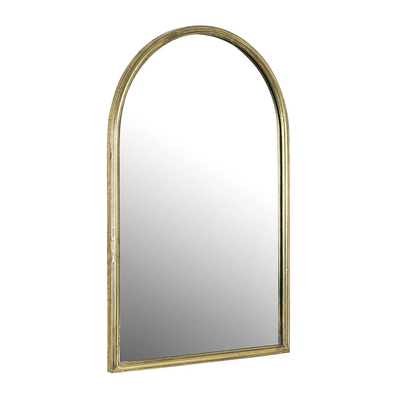 Hello Honey® 36" Gold Arched Metal Wall Mirror
