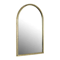 Hello Honey® 36" Gold Arched Metal Wall Mirror