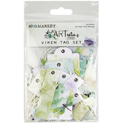 49 and Market ARToptions Viken Watercolor Tag Set