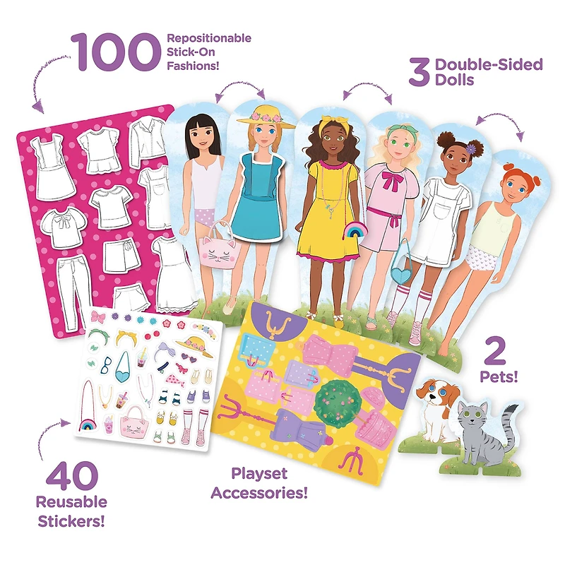 Educational Insights® Papercraft Sweet Boutique Paper Dolls Kit