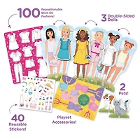 Educational Insights® Papercraft Sweet Boutique Paper Dolls Kit