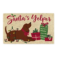 DII® Santa's Yelper Doormat