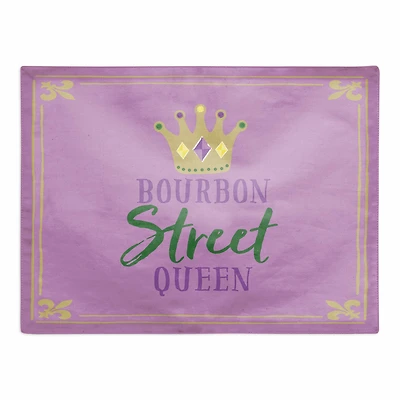 Bourbon Street Queen Mardi Gras Placemat