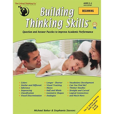 The Critical Thinking Co.™ Building Thinking Skills® Book, Beginning, Grade Pre K