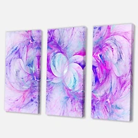 Designart - Light Purple Fractal Texture