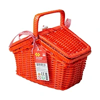 Tin Tea Set & Basket