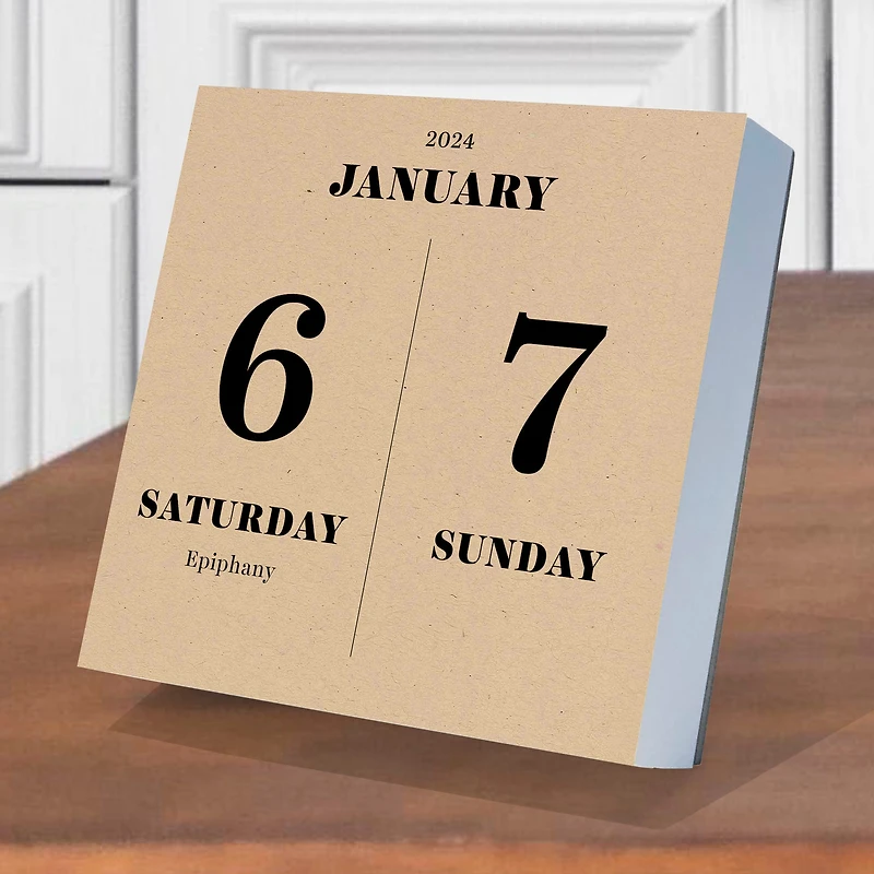 TF Publishing 2024 Today's Date Daily Desktop Calendar