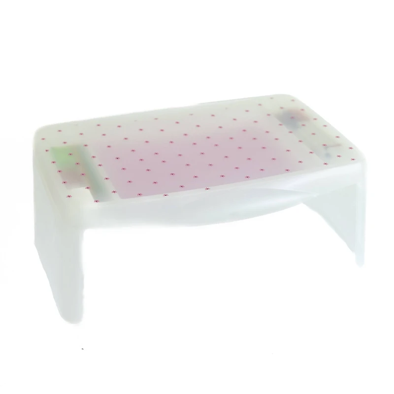 Everything Mary Pink Floral Plastic Lap Desk