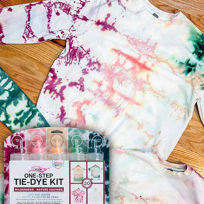 6 Pack: Tulip® Wilderness One-Step Tie-Dye Kit®
