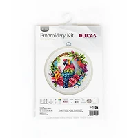 Luca-S The Tropical Parrot Counted Cross-Stitch Kit