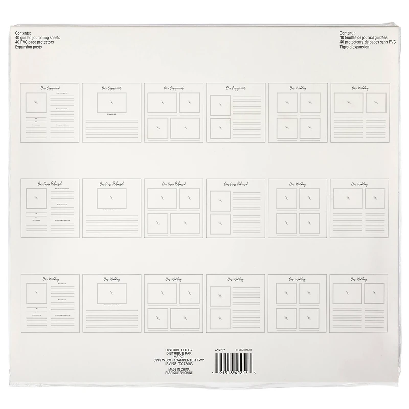 12" x 12" Best Day Ever Guided Scrapbook Layouts by Recollections™