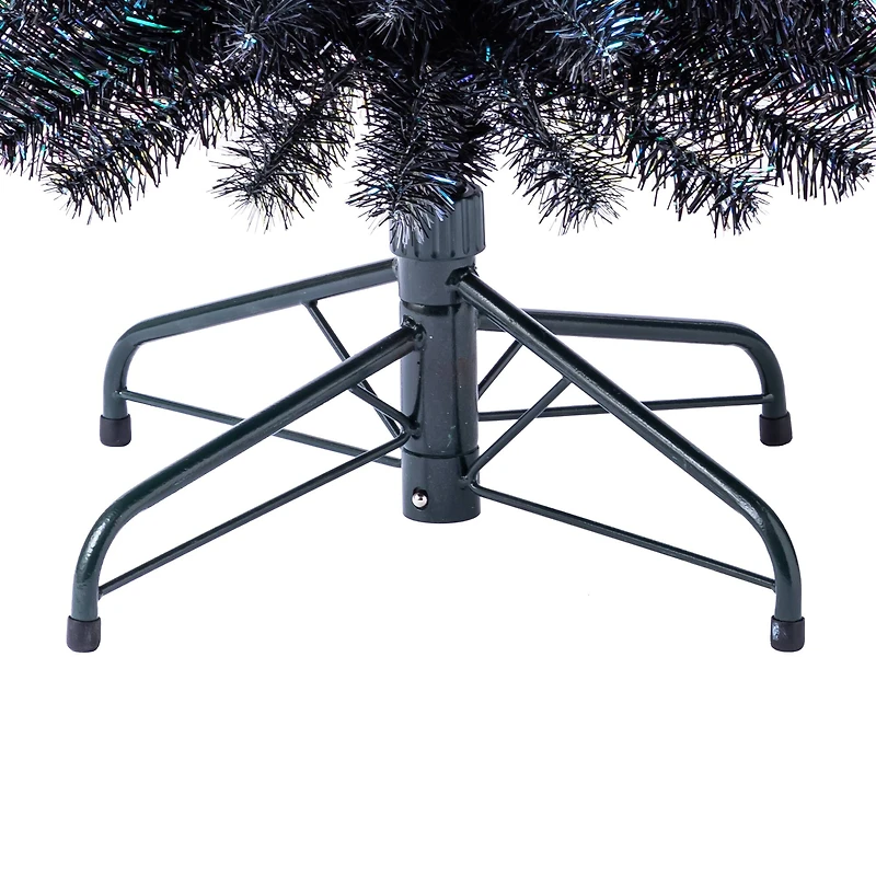 6ft. Unlit Black Sparkle Artificial Christmas Tree by Ashland®