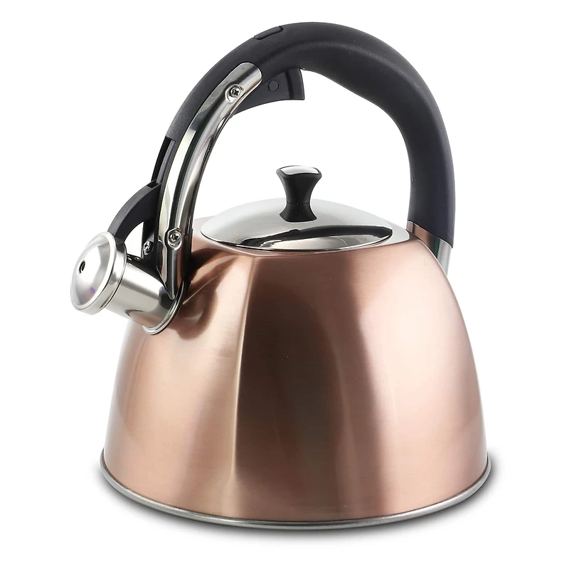 Mr. Coffee Belgrove 2.5qt. Copper Whistling Tea Kettle