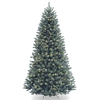7ft. Pre-Lit North Valley® Blue Spruce Artificial Christmas Tree, Clear Lights