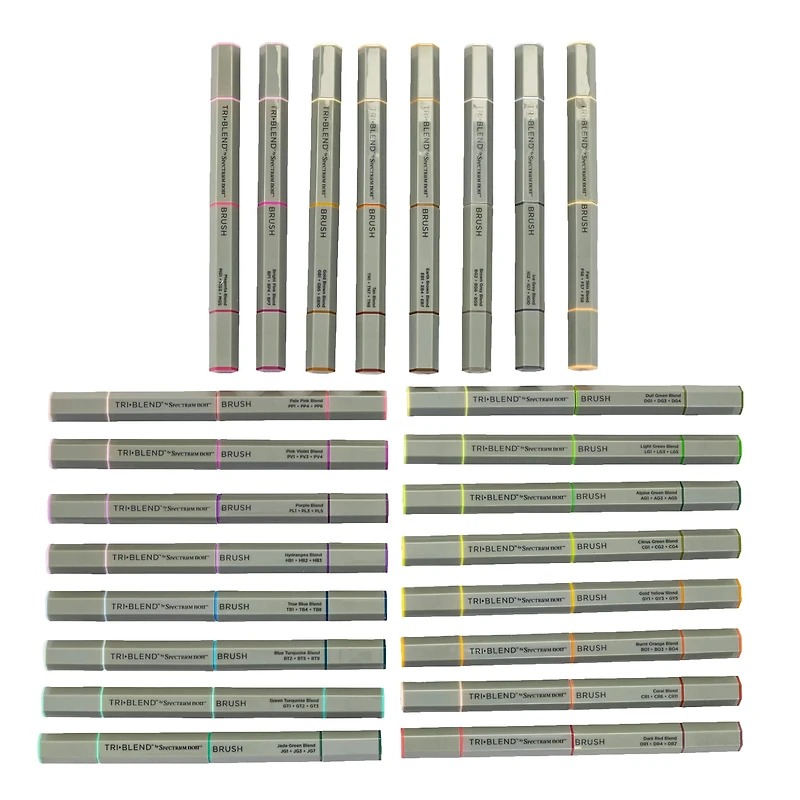 Spectrum Noir™ TriBlend™ Complete Collection Brush Marker Set