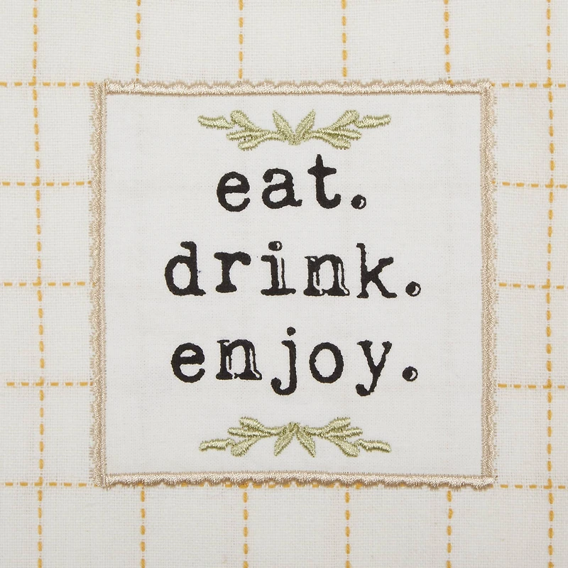 Honey Gold Farm To Table Embellished Dishtowel (Set of 4)