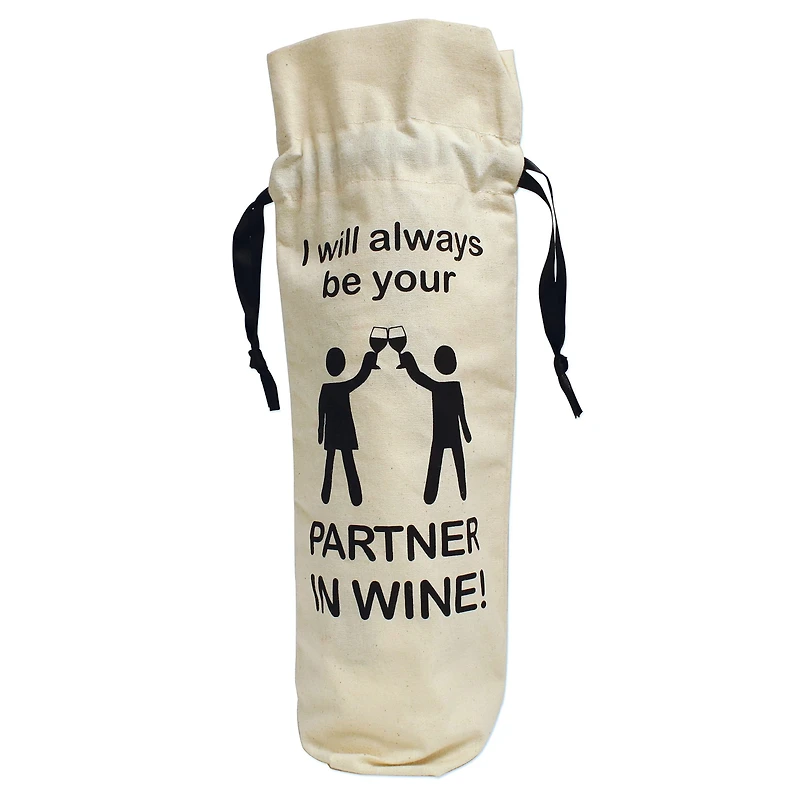Personality Case™ Partners Canvas Wine Bag