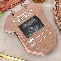 Kate Aspen® Kraft Onesie Shape Baby Shower Prediction Advice Card Keepsake Book Set