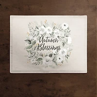 Floral Wreath Blessings Polyester Twill Placemat