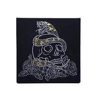 11" x 11" Skull with Snake Canvas Painting Kit by Craft Smart®