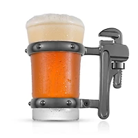 JoyJolt® Tools Collection 17oz. Pipe Wrench Handle Single Beer Mug