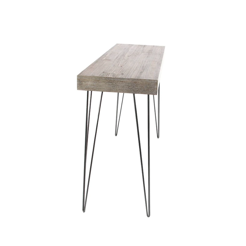 47" Brown Modern Wood Console Table