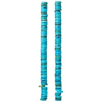 Aqua Shell Round Heishi Beads by Bead Landing™, 8mm