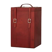 Red Modern Wine Holder, 9" x 10" x 16"