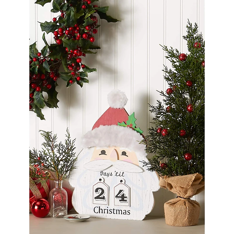 DII® Santa Head Days 'Til Christmas Advent Calendar