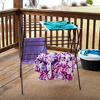 Household Essentials 35" Extendable Metal Drying Rack