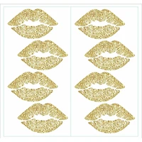 RoomMates Glitter Lip Peel & Stick Wall Decals