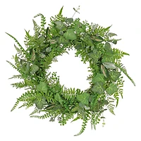 26" Mixed Leaf Greenery Wreath