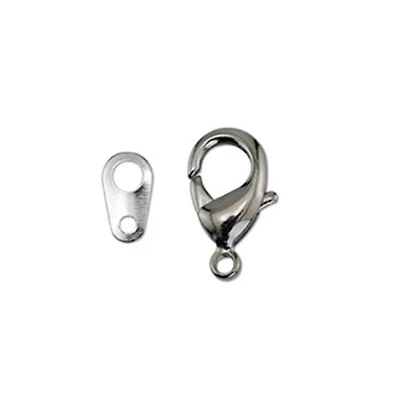 Beadalon® Shiny Lobster Clasp & Tag Set, 4ct.