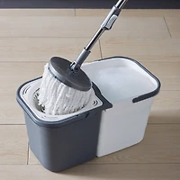 Kitchen Details 360 Deluxe Self-Wringing Mop with Detachable Bucket