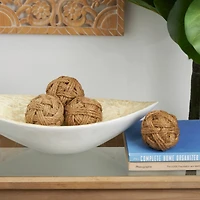 Brown Handmade Jute Orbs & Vase Filler Set