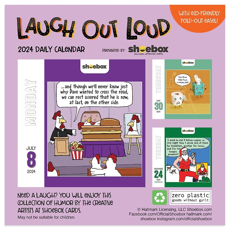 TF Publishing 2024 Shoebox Daily Desktop Calendar