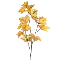 35" Orange Maple Leaf Stem by Ashland®