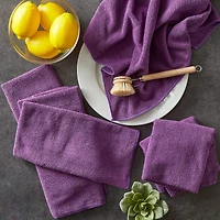 DII® Eggplant Essential Microfiber Dishtowels, 6ct.