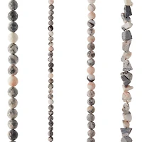 6 Pack: Matte Pink Zebra Stone Beads Value Pack by Bead Landing™
