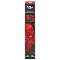 16" x 20" Poinsettia Diamond Art Kit by Make Market®