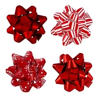 Red Mix Christmas Bows, 24ct. by Celebrate It™