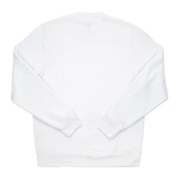 White Crew Neck Adult Unisex Sublimation Sweatshirt by Make Market